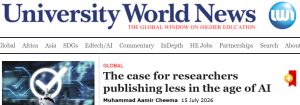 case of researchers publishing less 2026